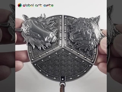 Eventos de metal de combinación múltiple de alta gama Serie de medallas de recuerdo personalizada