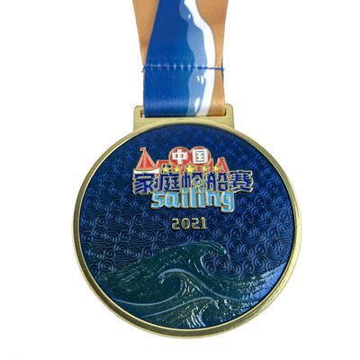 comprar Medalla personalizada grabado Medalla de vela 3D con logotipo impreso Fabricación en línea