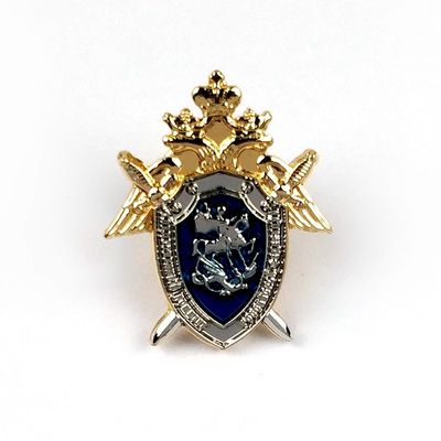 comprar 2 Tonos de revestimiento suave del esmalte de la lapel de la perilla de oro y plata acabado Fabricación en línea