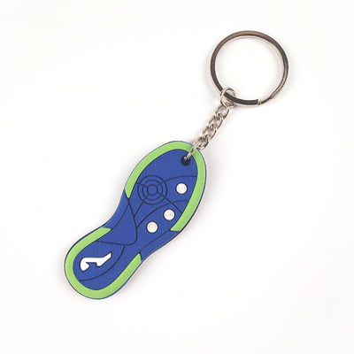 comprar OEM personalizado 3D PVC llavero de caucho llaveros con logotipo de 2 lados para promociones de marketing regalo Fabricación en línea