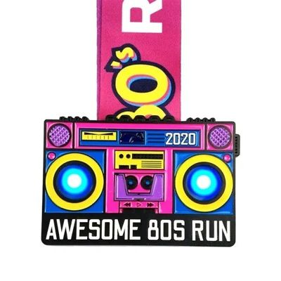 comprar Medallas de premio personalizadas con flashes de LED para el finalista de la carrera de maratón Fabricación en línea