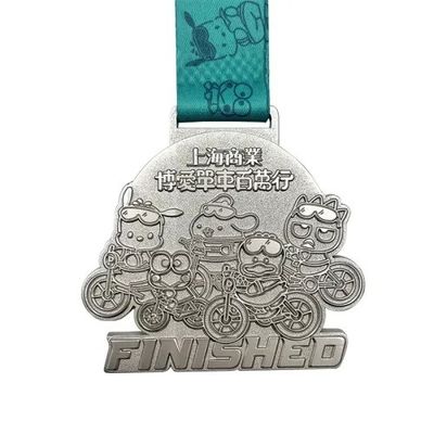 comprar Medalla de ciclismo de aleación de zinc de arena golpeada Fabricación en línea