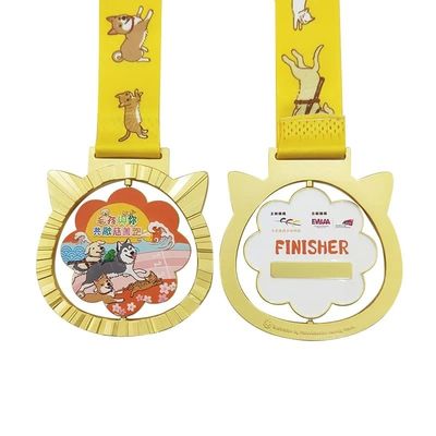 comprar Medalla de carreras personalizadas de caridad para animales de compañía Medalla giratoria Fabricación en línea