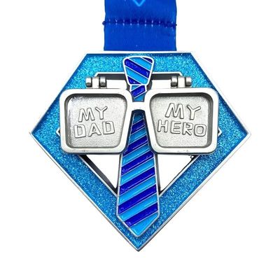 comprar Personalizado Día del Padre Fiesta 10K Medallas de carrera personalizadas Eventos Premios al finalista Fabricación en línea
