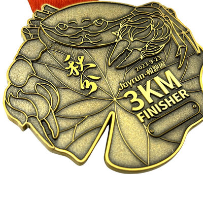 comprar 3KM Finisher Medalla de esmalte suave Premio de recuerdo / Medallas de premio de Halloween Fabricación en línea