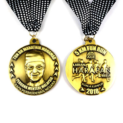 comprar Ambos lados con el diseño de la medalla de carrera personalizada para correr maratón Fabricación en línea