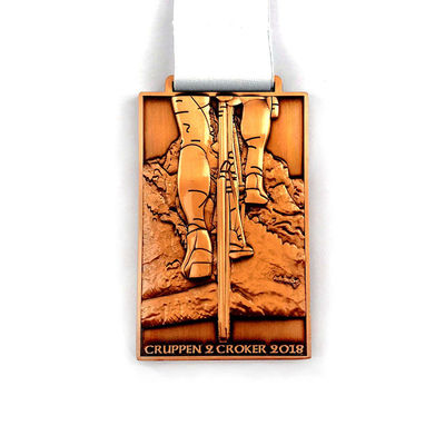 comprar Desafíos de carreras de ciclismo en carretera Medallas de acabado personalizadas Diseño en oro plata y bronce Fabricación en línea