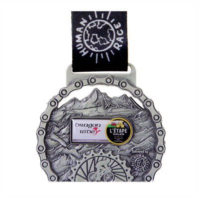 comprar Medalla de ciclismo y premios de desafío de equipo de ciclismo Fabricación en línea