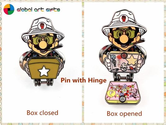 comprar Super Mario de dibujos animados aventurero pin con bisagra única Fabricación en línea