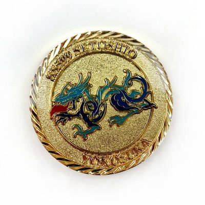 comprar Moneda de recuerdo suave con esmalte de diseño de dragón Fabricación en línea