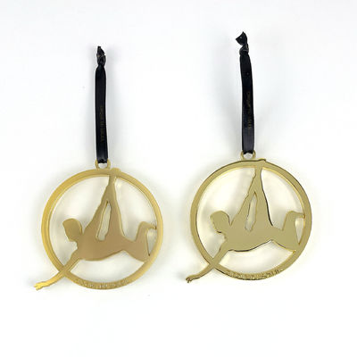 comprar Medalla especial personalizada Gimnasia de oro brillante Temática Ornamento Diseño personalizado para entusiastas de la gimnasia Fabricación en línea