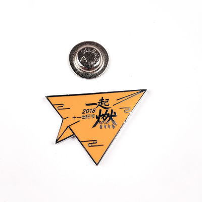 comprar Emblema de pin de esmalte magnético de un solo color metálico y elemento de pin de rebanada Fabricación en línea