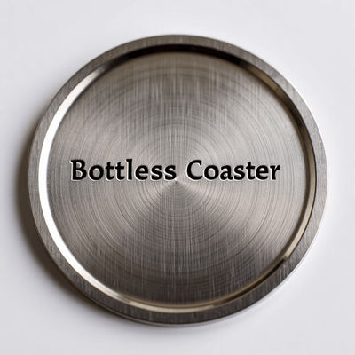 comprar Antigua cubierta de botellas de plata con cepillo Protección elegante para botellas Fabricación en línea