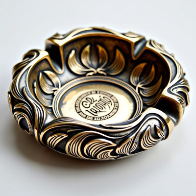comprar Premium Custom Antiguo Oro Cenicientos metálicos de calidad proveedor para la decoración del hogar único Fabricación en línea