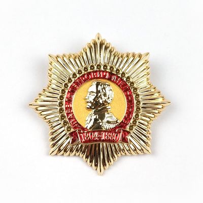 comprar 3D esmaltado Oro Finish Pin Badge con seguridad pin respaldo 1,15 pulgadas perfecto para torneos y ocasiones especiales Fabricación en línea