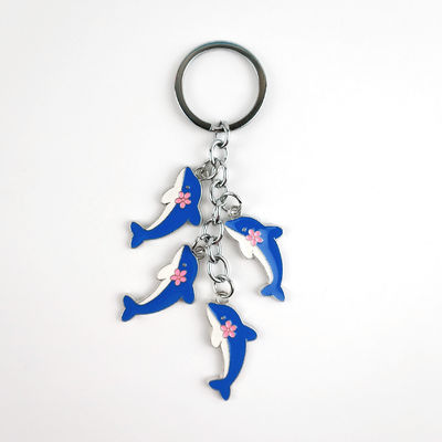 comprar Un llavero de delfín de aleación de zinc de esmalte suave Un accesorio encantador para los amantes del océano Fabricación en línea