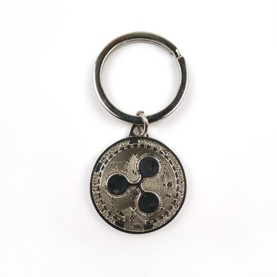 comprar Anillo de llave de moneda de plata de promoción personalizada con llaveros personalizados de los mejores proveedores Fabricación en línea