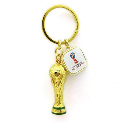 comprar Miniature Russia World Cup Trophy Keychain Soccer Race Keyring Design Fabricación en línea