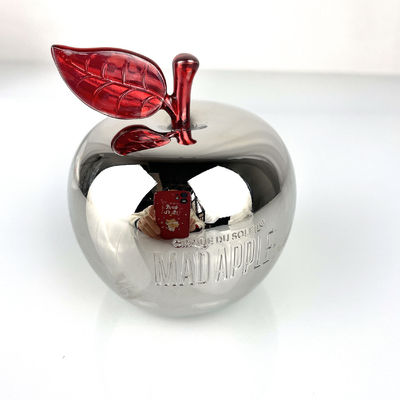 60×60 mm aleación de zinc 3D abrebotellas de manzana perfecto para regalos corporativos