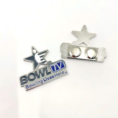 10 gramos de esmalte suave de bolos de la insignia de la televisión Celebrar su pasión por el bolos